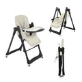 Convertible Baby High Chair with Rocking Mode, Safety Belt & Easy Clean Tray